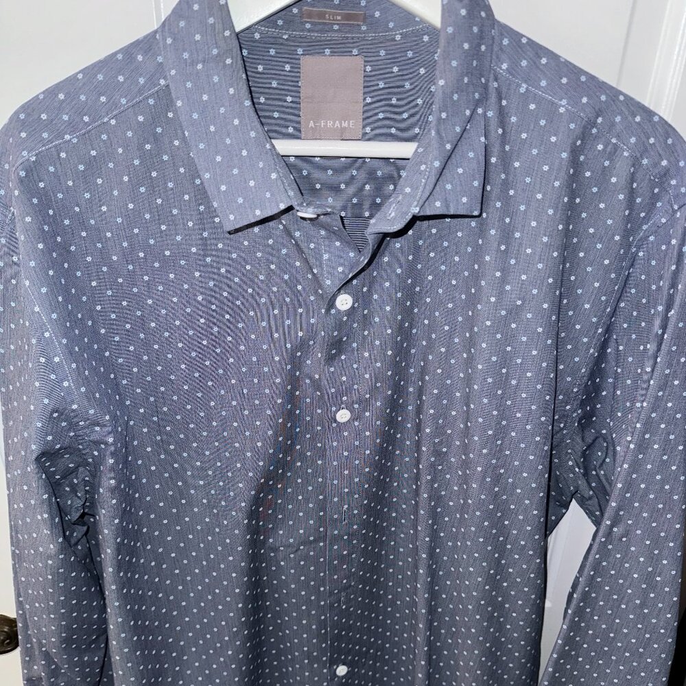 A-Frame Men's Button-Down Dress Shirt